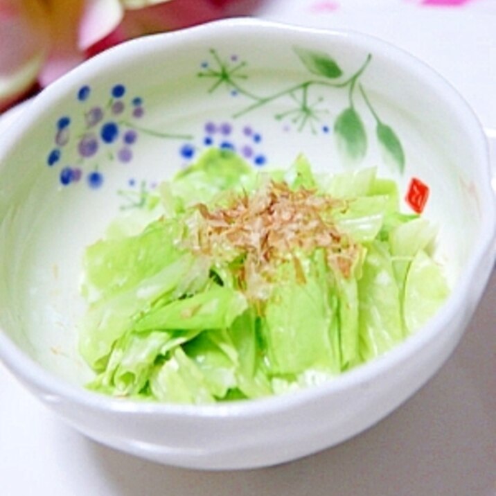 レンジで簡単♪キャベツのマヨ和え*お弁当にも
